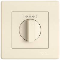 UP-Montageset EDIZIO.liv SNAPFIX® f.Schwenktaster m.Griff 1 → 0 ← 2 cr