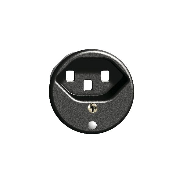 Disco frontale FH 1×T23 nero Ø43mm con lente