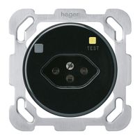 Presa INC basico B T13 FI 30mA nero