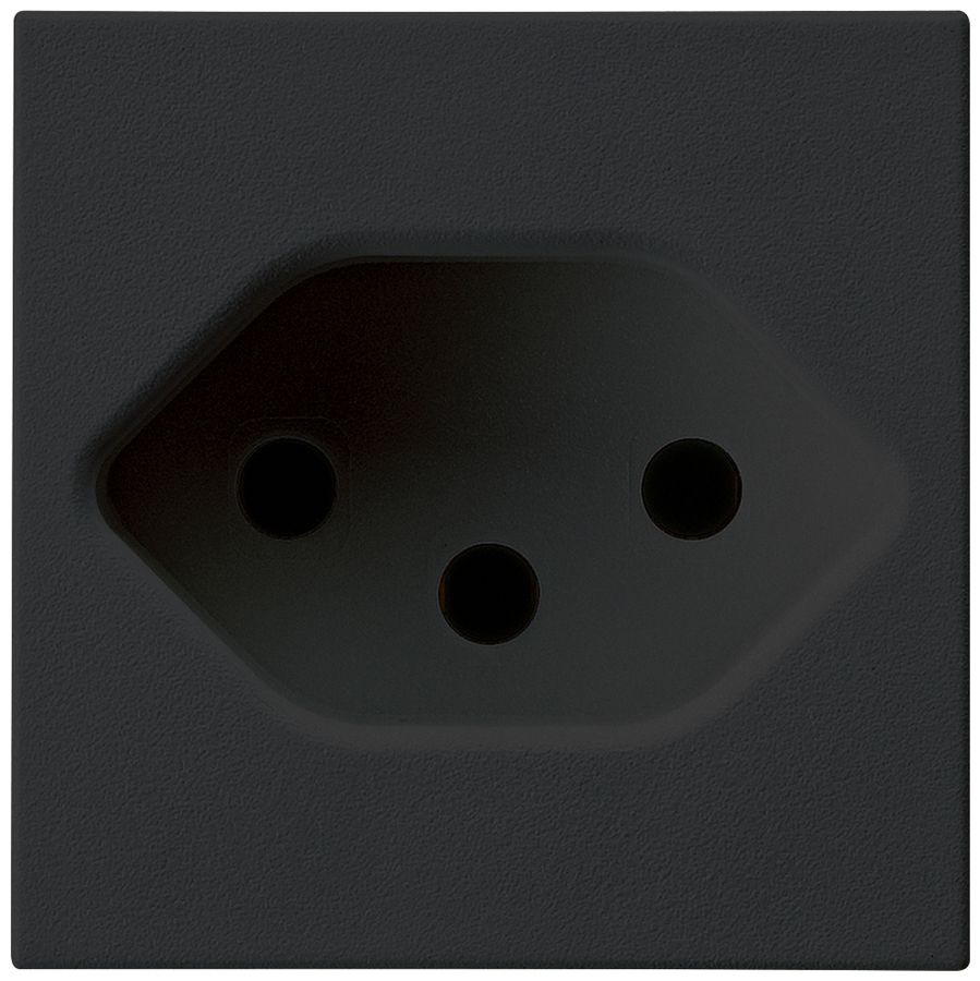 Frontplatte Hager Typ 13 45×45 schwarz