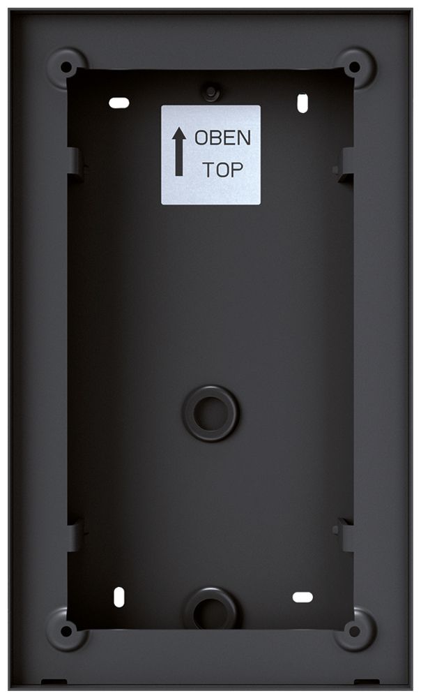 AP-Gehäuse Hager intercom mono 1× 154×259×42.5mm schwarz