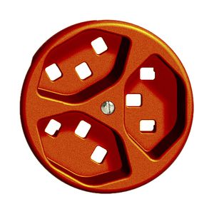 Frontscheibe FH 3×T23 orange Ø58mm