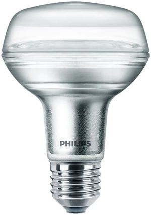 LED-Reflektorlampe Philips CoreProspot ND R80, E27 230V 4W 345lm 827 36°