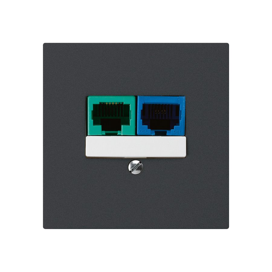 Boîte ENC DSL kallysto 2×RJ45 noir