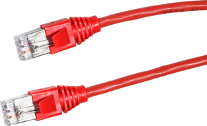 Patchkabel RJ45 S-UTP 1,5m ro Uninet LS0H, Tülle aufgesetzt