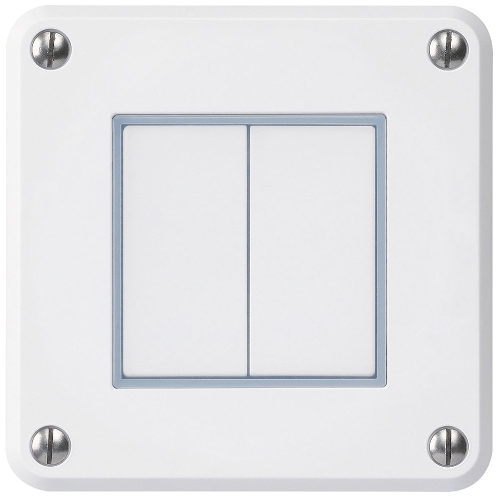 UP-Druckschalter robusto IP55 Schema 3/Drucktaster weiss