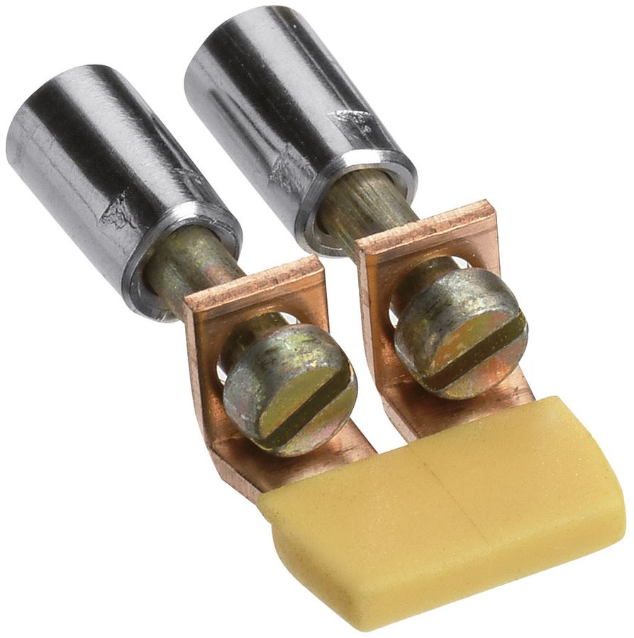 Connexion transversale Hager 2×2.5mm² isolé vis KXA02LH/KXA02NH/KXA02LX/KXA02VB