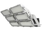 LED-Strahler DOTLUX HLFplus 1200W 142000lm 850 IP66 10° 1…10V Silber