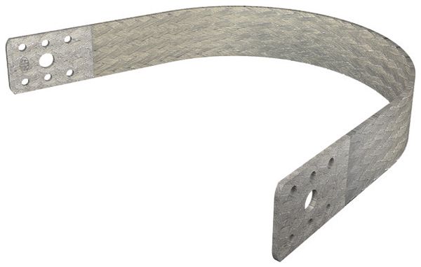 Flexibler Verbinder Flury AV 80 flach, Material Cu-Sn, L=150mm, Band=30×2mm