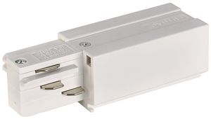Alimentation latérale SLV pour rail conducteur AP EUTRAC 3p, PE à droite, blanc