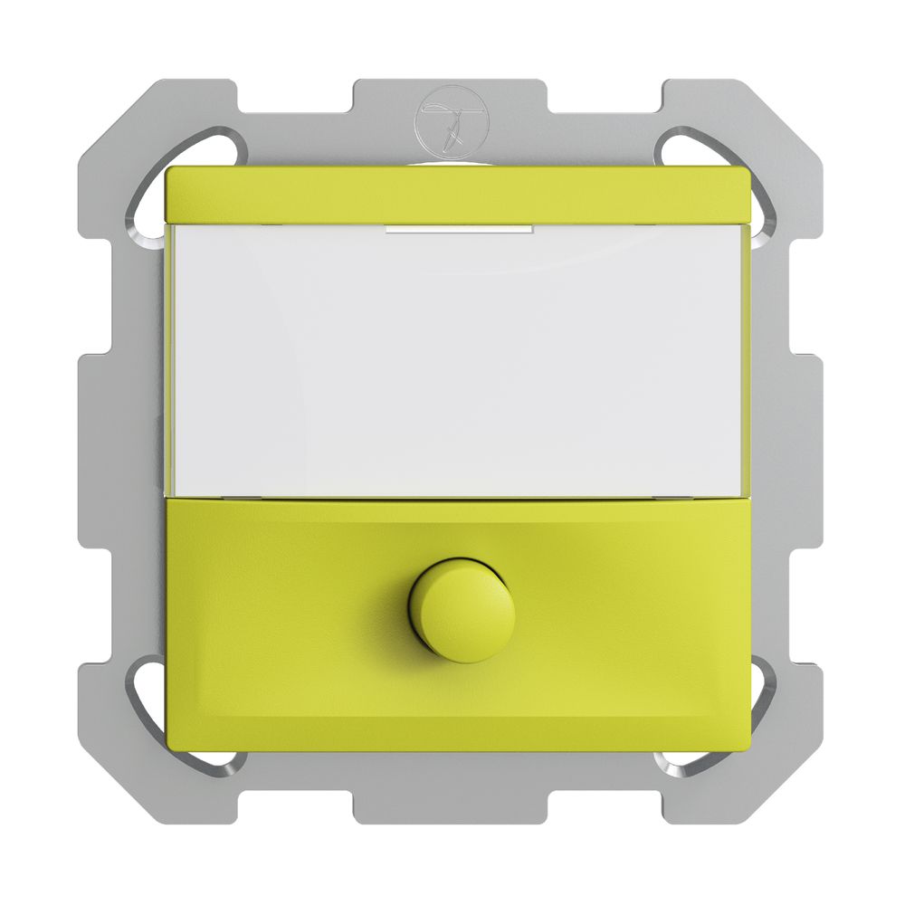 UP-Taster mit Namensschild EDIZIOdue lemon