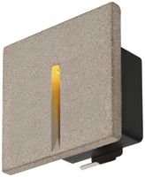 Applique LED INS SLV CONCRETO 3.2W 15lm 830 IP65 100×100mm grigio diritto