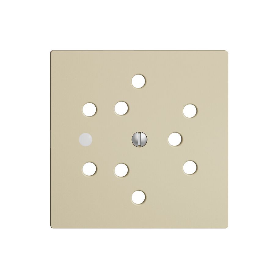 Frontset EDIZIOdue vanille 60×60mm 3×T12 mit Linse