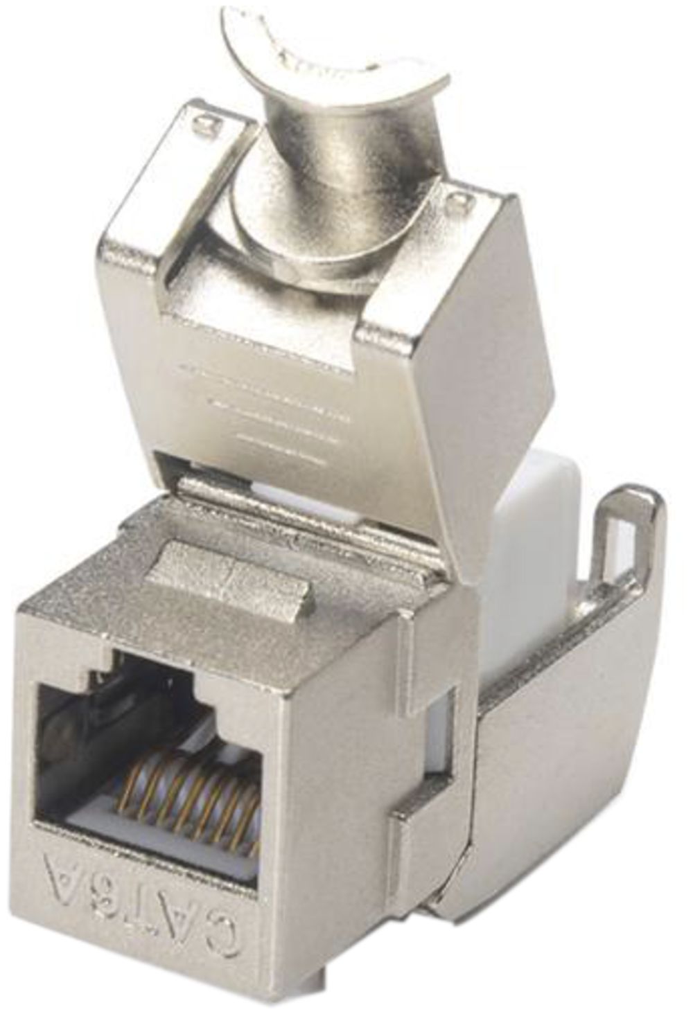 RJ45-Anschlussmodul Cecoflex, Keystone, Kat.6A/s, grau