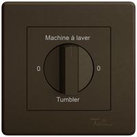 UP-Montageset EDIZIO.liv SNAPFIX® f.Drehschalter m.Griff 0-Mach.lav.-0-Sèch.br