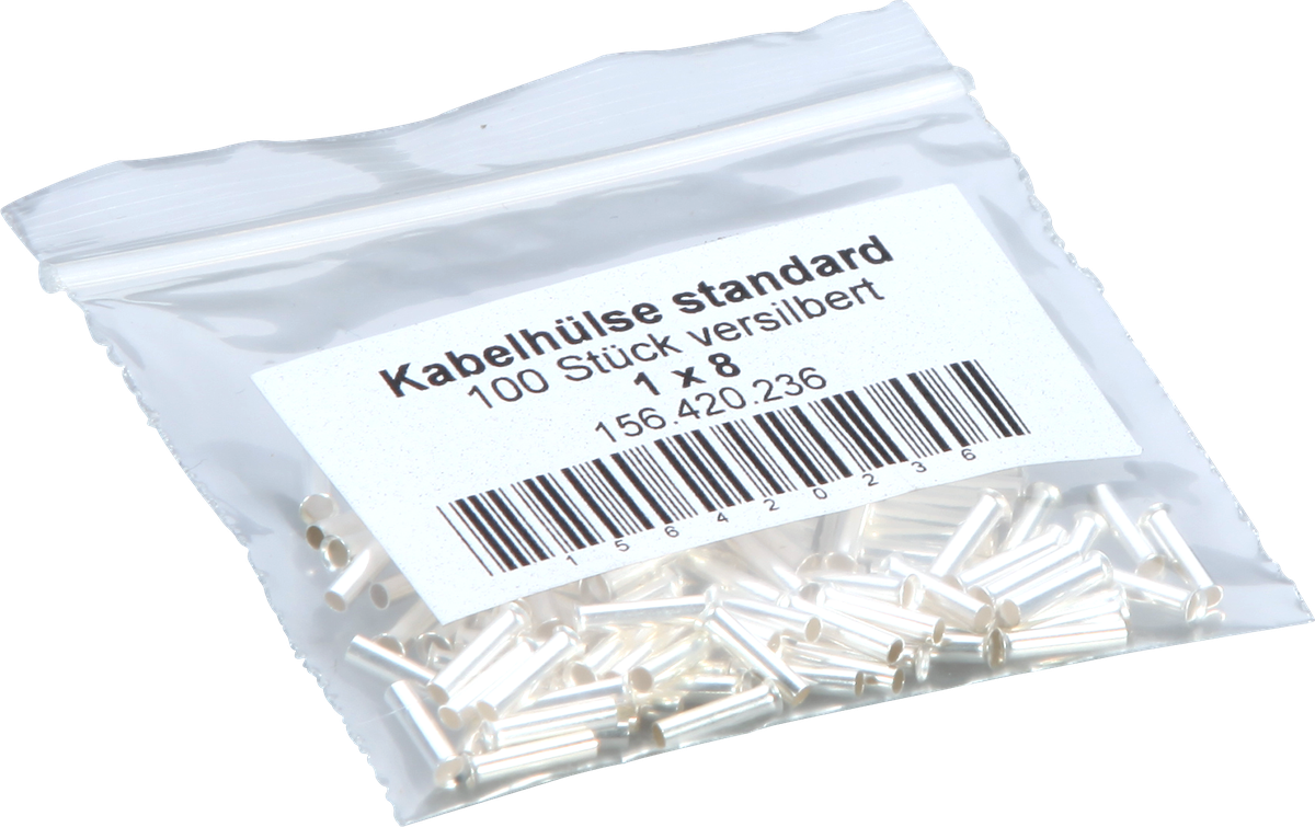 Aderendhülse Standard 1mm²/8mm Me-Ag