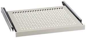 Geräteboden 19", ausziehbar, 1HE, 416×405mm