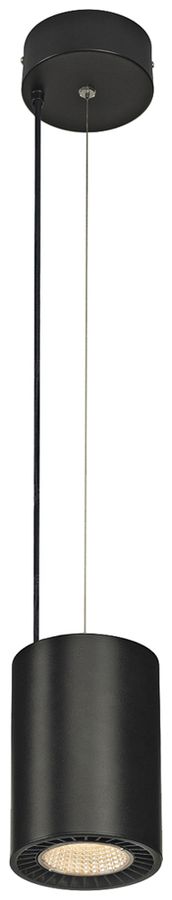 LED-Pendelleuchte SLV SUPROS 31W 2600lm 3000K 60° Ø127×185mm schwarz