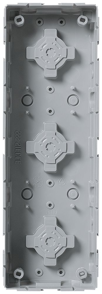 Scatola INC Siedle, materiale plastico, 100×300×50mm, grigio