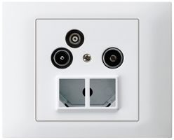 EB-Antennendose TV-R-Daten HMS kallysto 19dB weiss