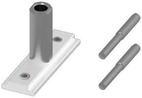 Supporto per sospensione Sylvania Lytespan ROUND alluminio 40mm bianco
