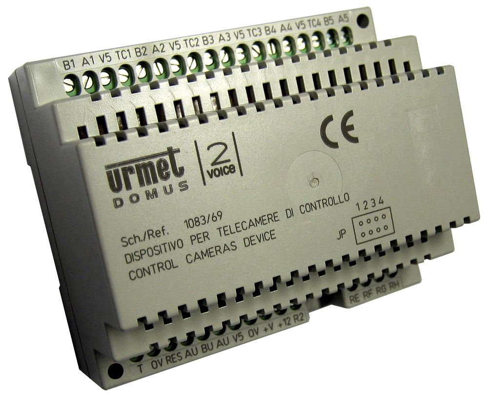 Interface CCTV AMD Urmet p.2VOICE a.entrée de commande commutation max.4 caméras