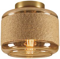 Plafoniera/applique SLV PANTILO E27 1×0…15W Ø185mm oro