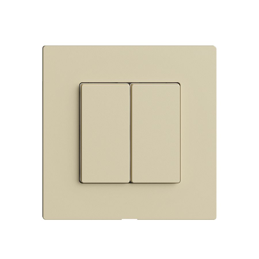 Bedienaufsatz zu Druckschalter 2K/2T Edue Wiser vanille