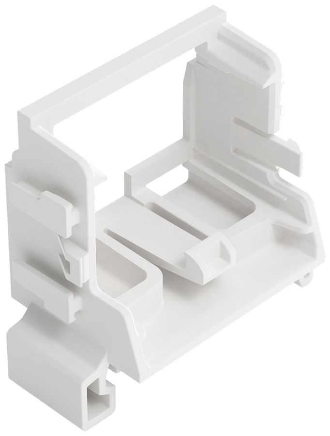 Befestigungsadapter WAGO o.Zugentlastung für 10×4mm² TH35 ws