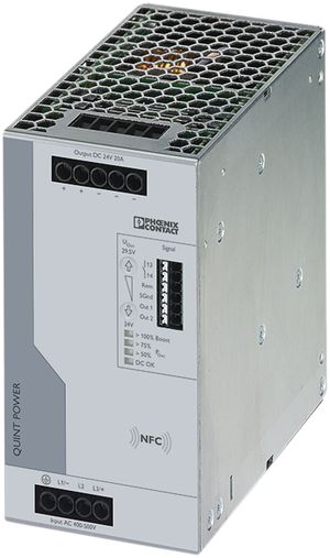 Alimentation à découpage Phoenix Contact QUINT4-PS, triphasé, 24VDC 20A