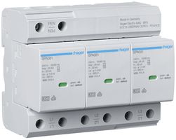 Kombiableiter Hager SPD TN-C 3L 400V 25kA 1.5kV 6TE