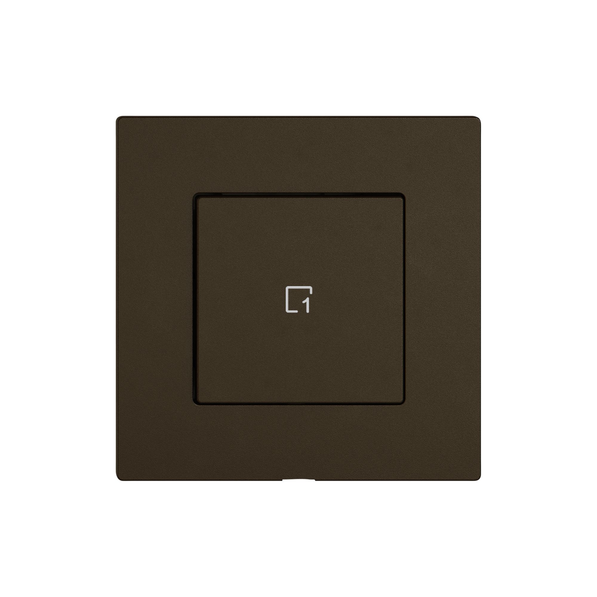 Commande pour poussoir scènes EDIZIO.liv Wiser SNAPFIX® 1 scène 1T br