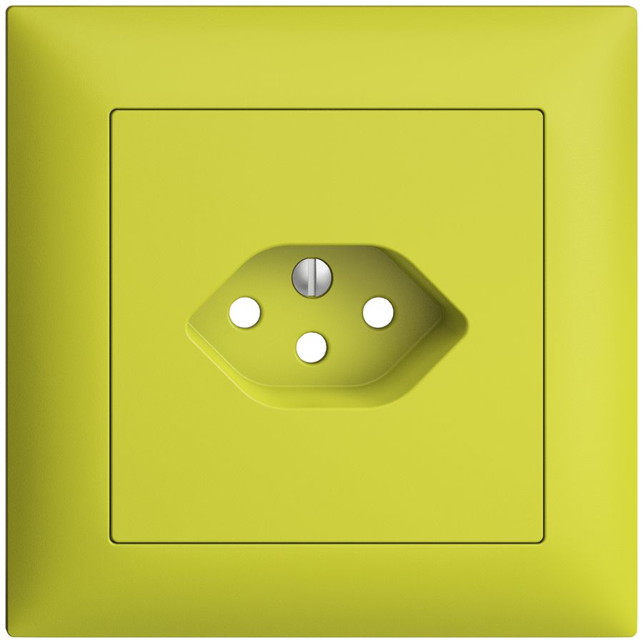 UP-Frontset EDIZIOdue lemon 88×88mm 1×T13