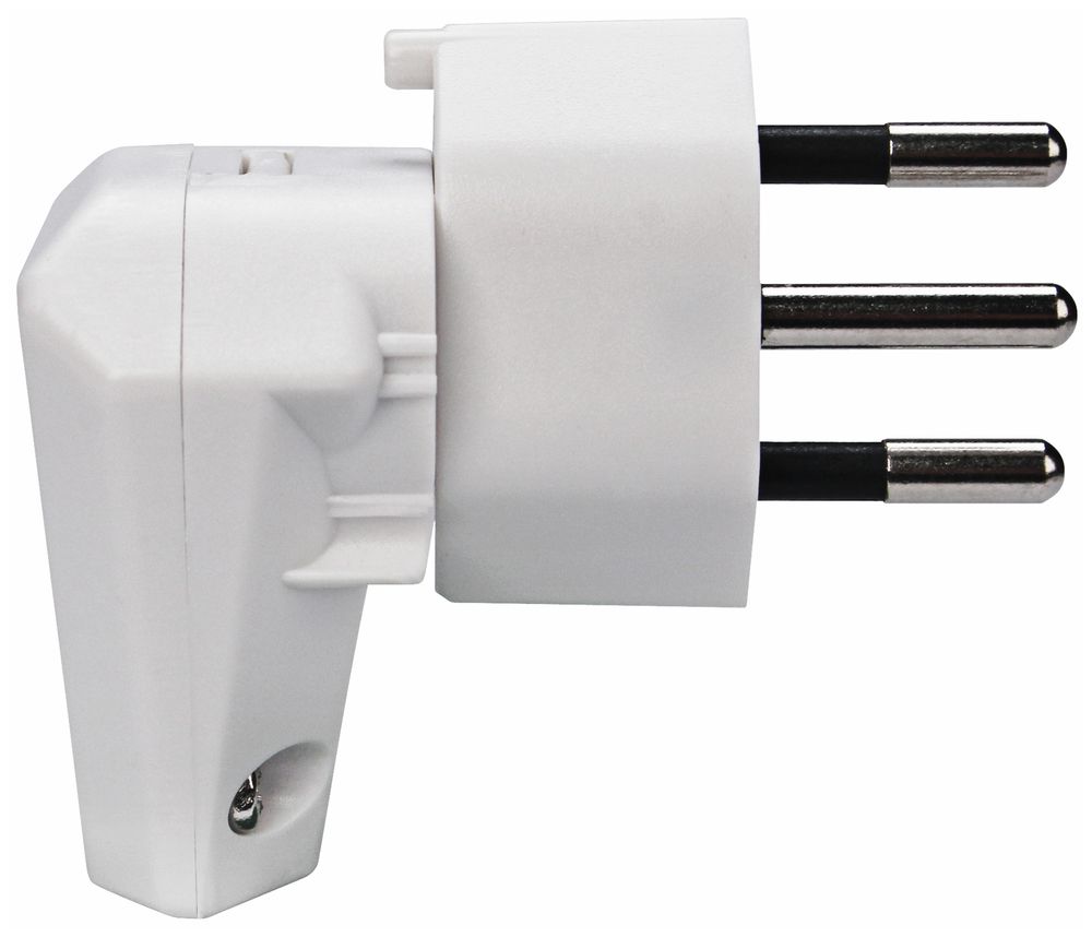 Dreh-Winkelstecker STEKO T12 90° Peachick Move on weiss