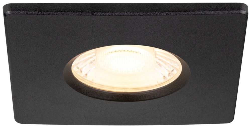 Copertura SLV UNIVERSAL IP65 materiale sintetico 88×88×5.5mm nero