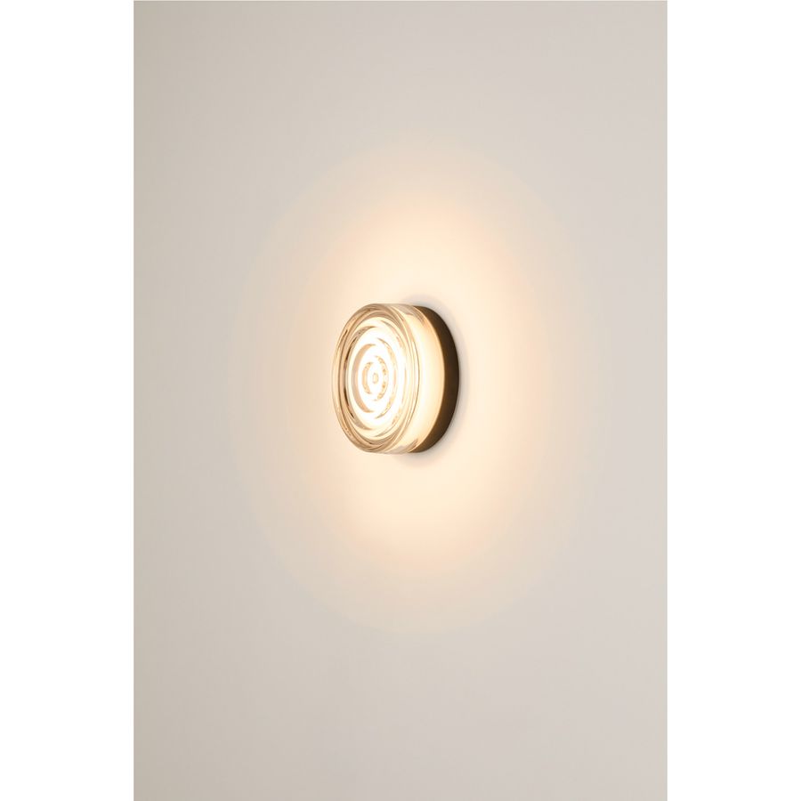 Lampada apparente LED SLV CYFT WAVE XL 15W 850lm 2700…4000K IP65 REG Ø200 nero