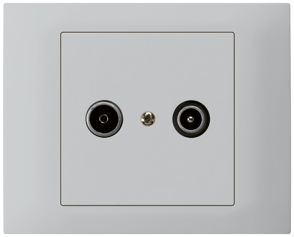 Prise de passage INC kallysto TV-R 19dB gris clair