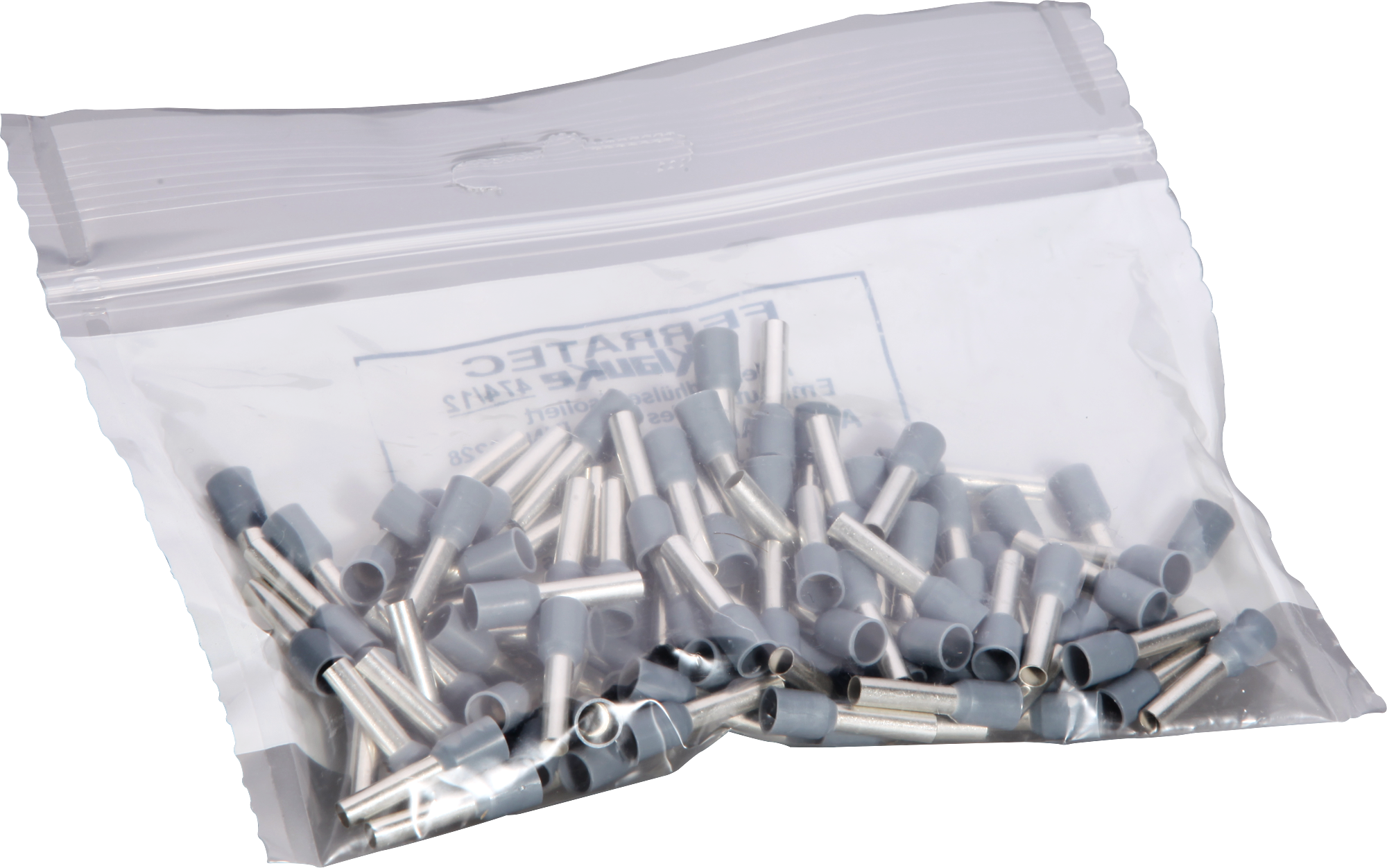 Aderendhülse Ferratec DIN isoliert 4mm²/12mm grau