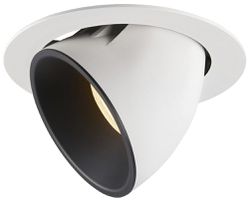 Downlight LED INC SLV NUMINOS GIMBLE XL, 37.4W 1050mA 3300lm 3000K 55° bc/no