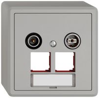 AP-Multimediadose TV-R EDIZIO.liv SNAPFIX® EASYNET f.2×RJ45 S-One 19dB hgu