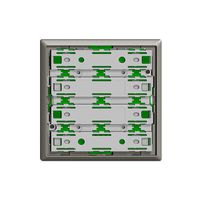 KNX-Funktionseinsatz RGB Temperaturf.1…4-fach EDIZIOdue colore dunkelgrau o.LED