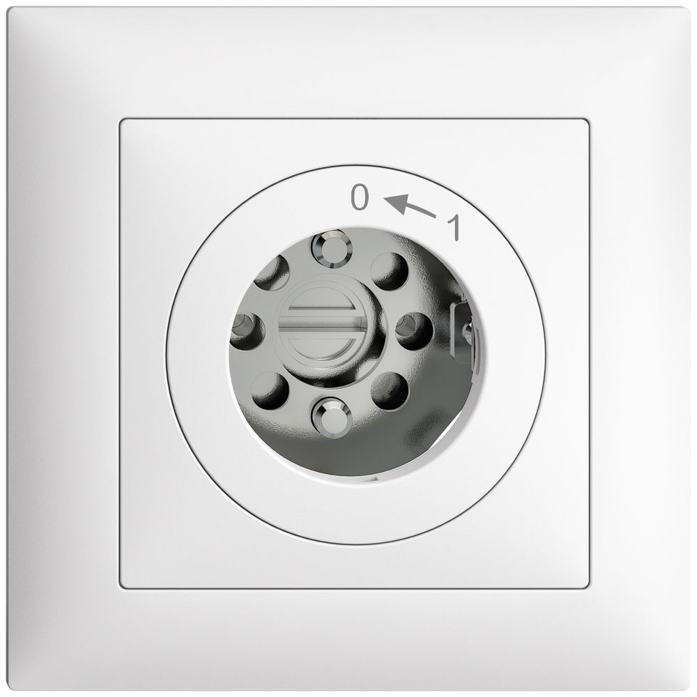 Contact pivotant ENC 0<-1/2P EDIZIOdue blanc pour serrure, s.cyl.