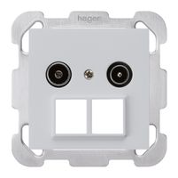 Presa antenna INC R/TV HMS kallysto B 19dB grigio chiaro