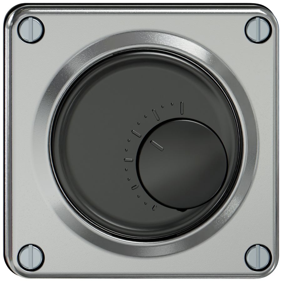 Thermostat ELEMENT 230VAC 10A 5…30°C aluminium