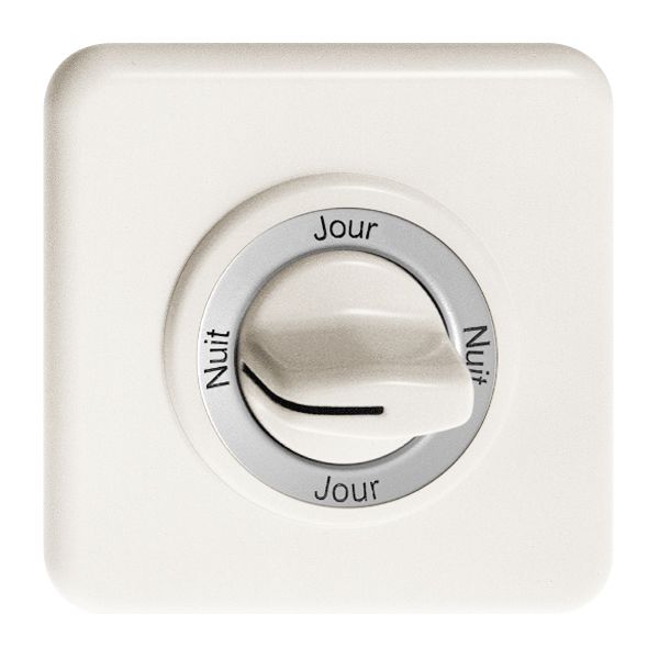 Kit front. Nuit-Jour-Nuit-Jour per interr.rotativo bianco