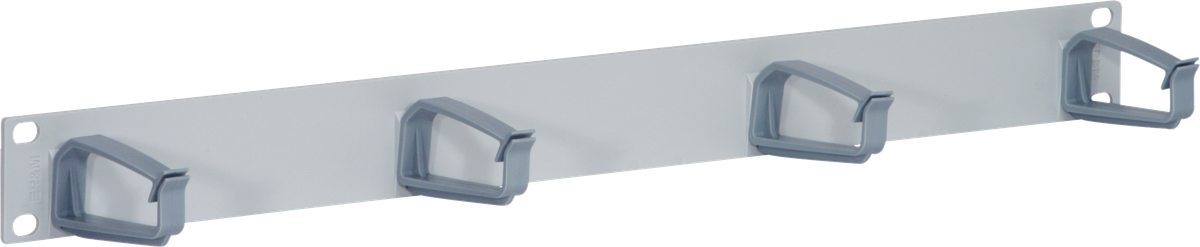 Plaque guide-câbles 1UH 19" gris R&M