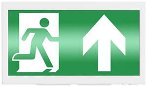 LED-Rettungszeichenleuchte Sylvania LifeSafe IP40 Aufbau/Einbau 140lm 3hPt ws