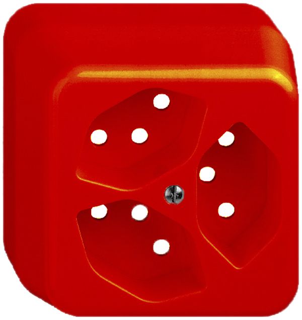 Capot AP FH pour 3×T13 orange