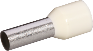 Embout de câble type A isolé 10mm²/12mm ivoire