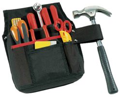 Sacoche à outils Plano sans ceinture, noir